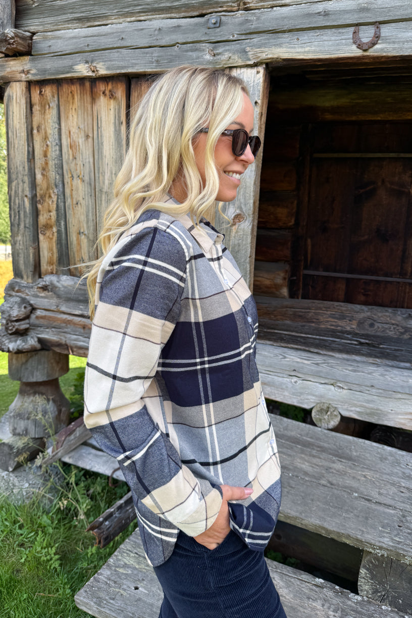 Anna Shirt Light Birchwood Tartan