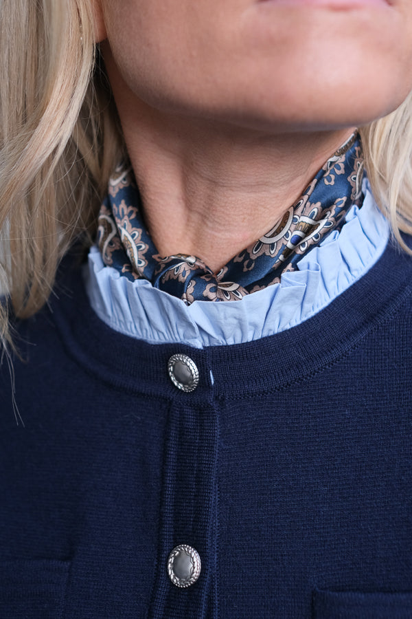 Geola Cardigan Bleu Nuit