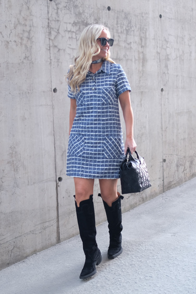 Granu Dress Medium Blue