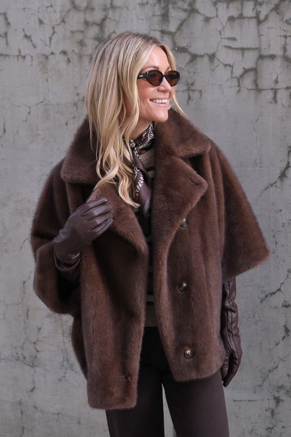 Clara Faux Mink Choco