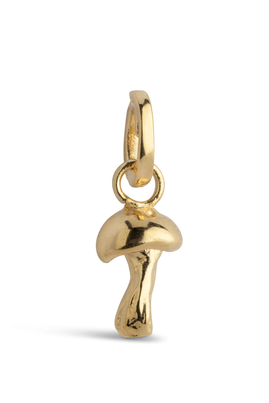 Adventurous Mushroom Charm Gold