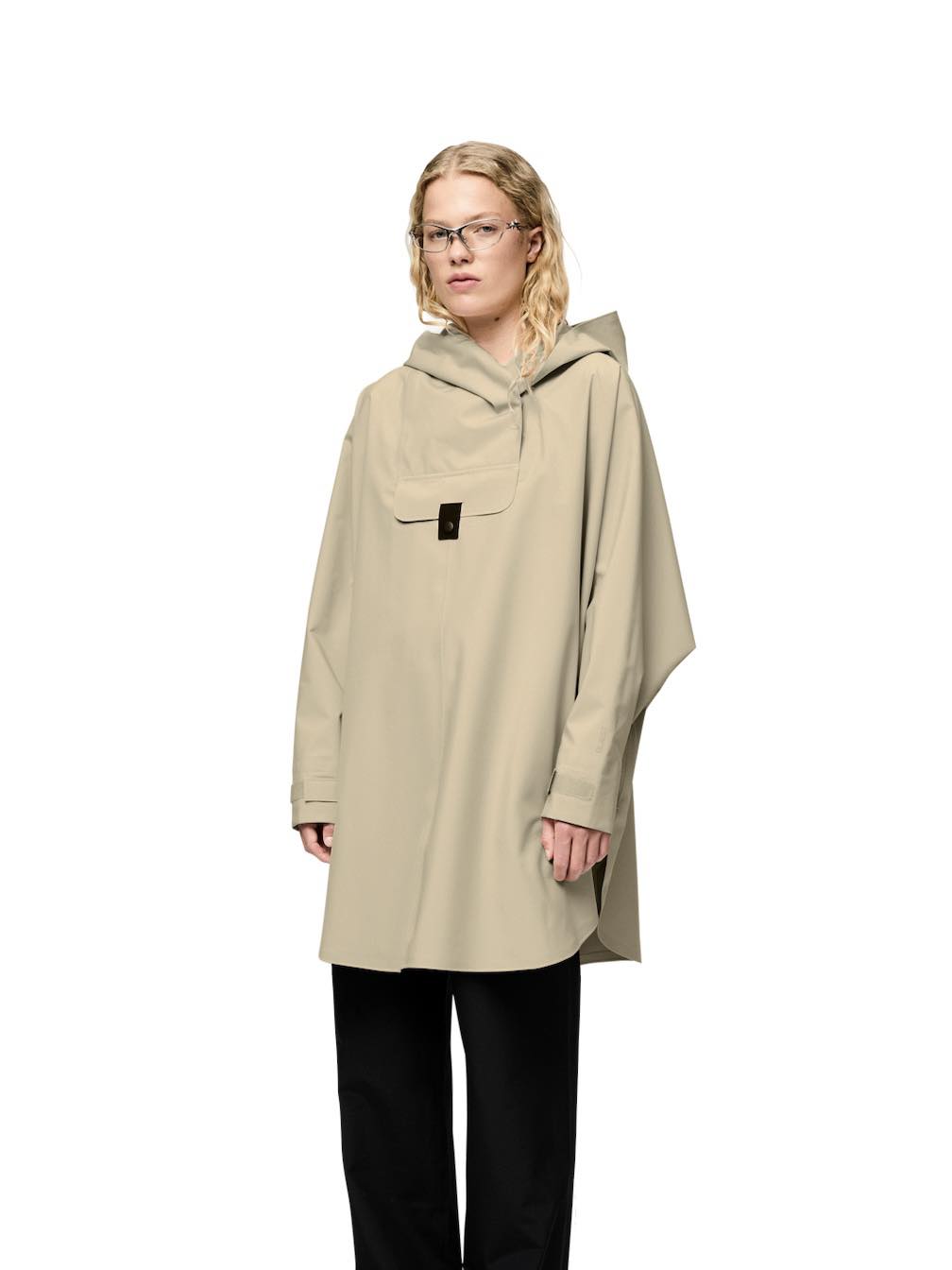 Bergen Poncho Oakmoss