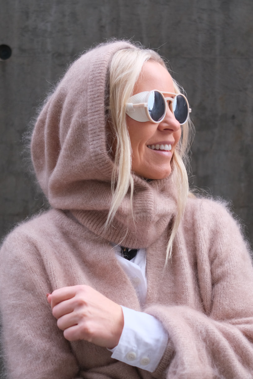 Kajsa Chunky Balaclava Hazel Beige