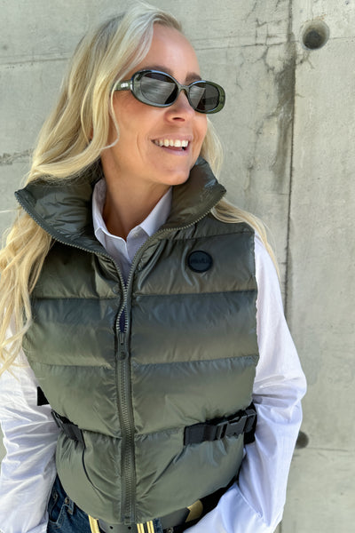 Bonnie Down Vest Green