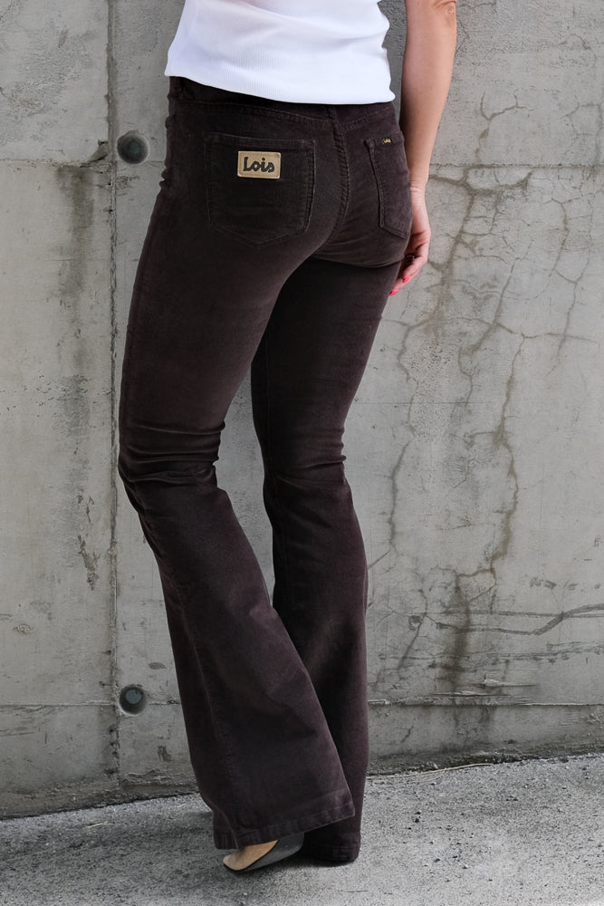 Raval Micro Cord Chocolate Brown