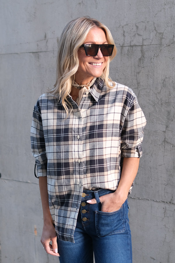 Elishaw Shirt Check Shirt Birchwood Tartan