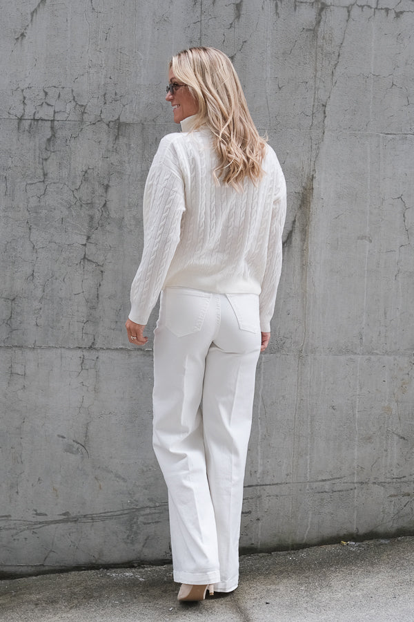 Giudith Pants Denim Ecru