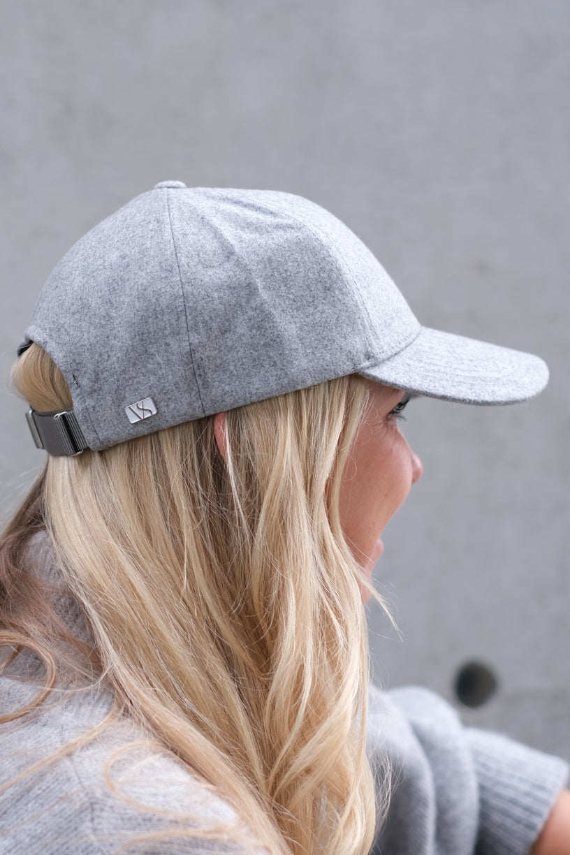 Clay Grey Wool Caps