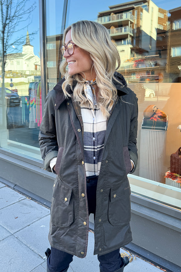 Bower Wax Jacket Olive