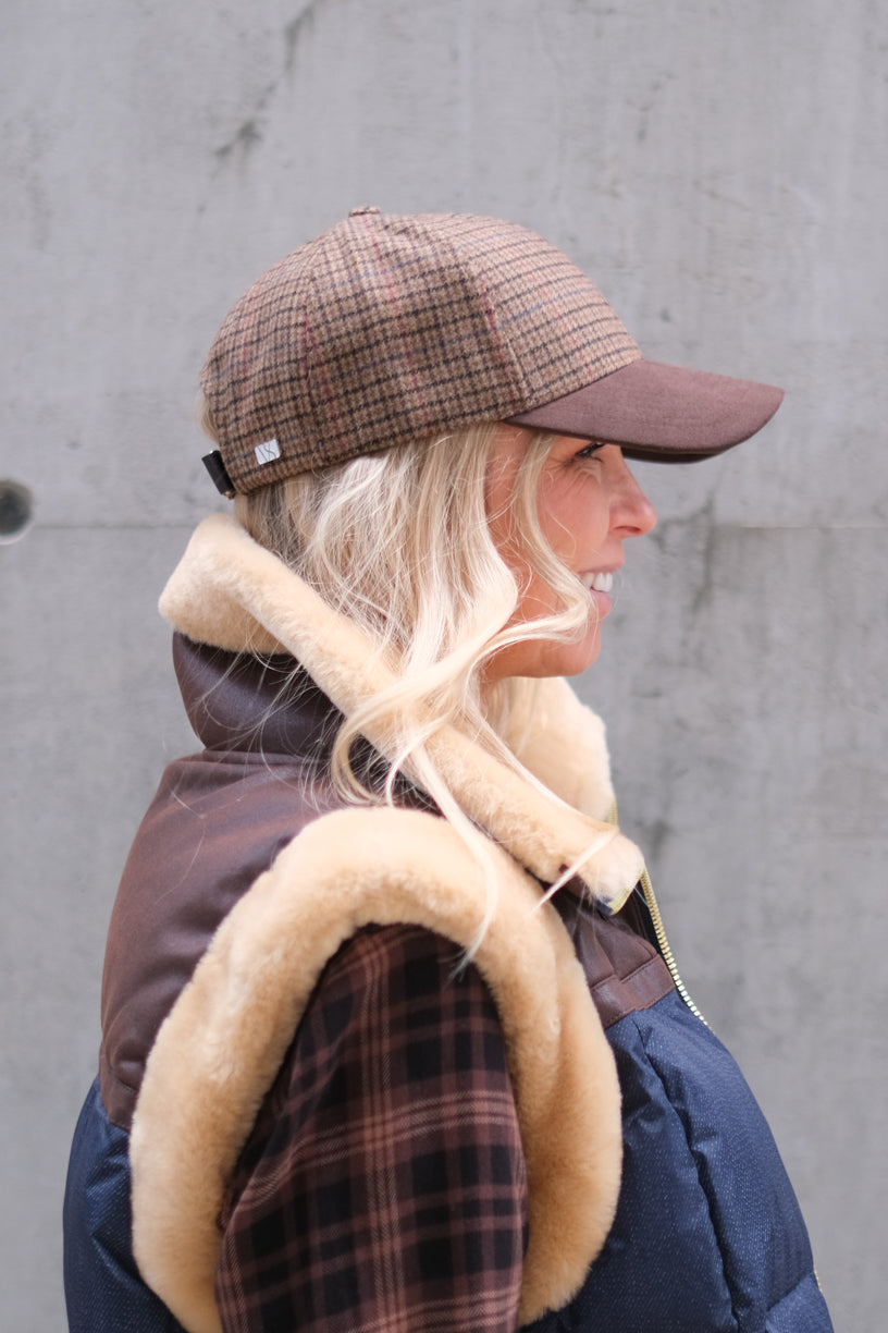Dual Brown Houndstooth Fondante Brown