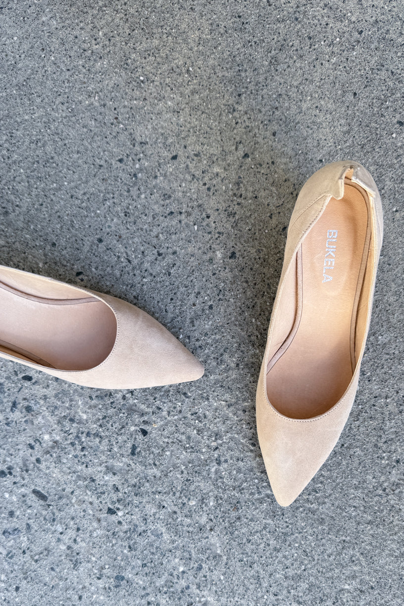 Pump Suede Sand