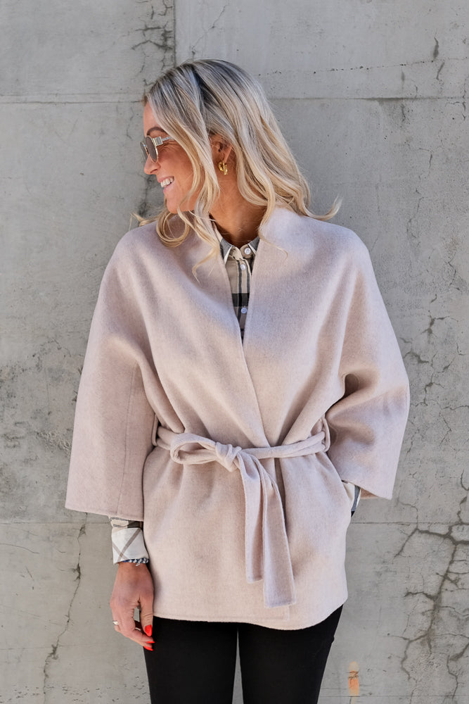 Akiko Wool Jacket Latte