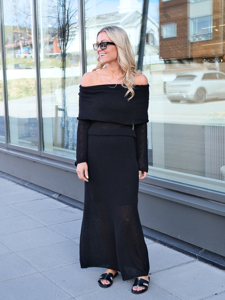 Lovina Boucle Sweater Black