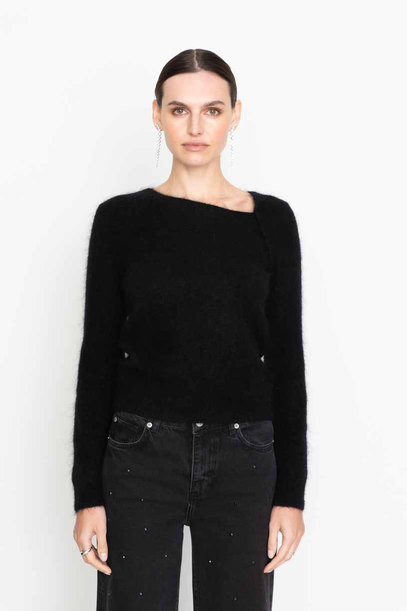 Aurora Knit Sweater Black