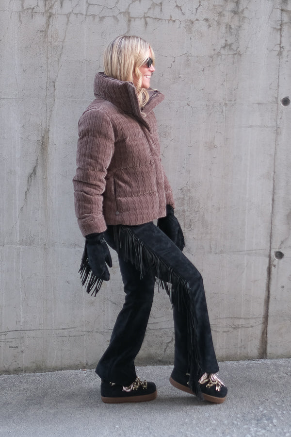 Una Down Jacket Brown