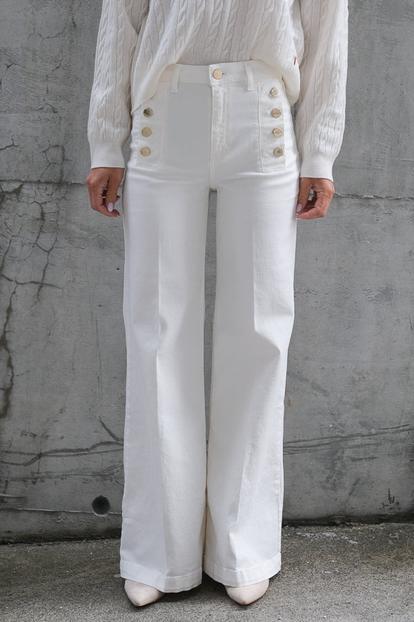 Giudith Pants Denim Ecru