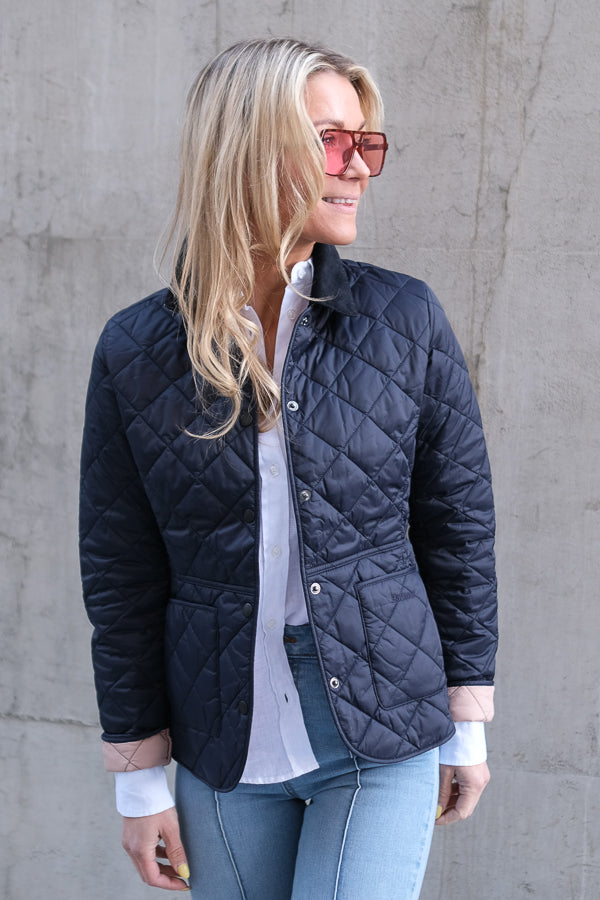 Deveron Quilted Jacket Navy