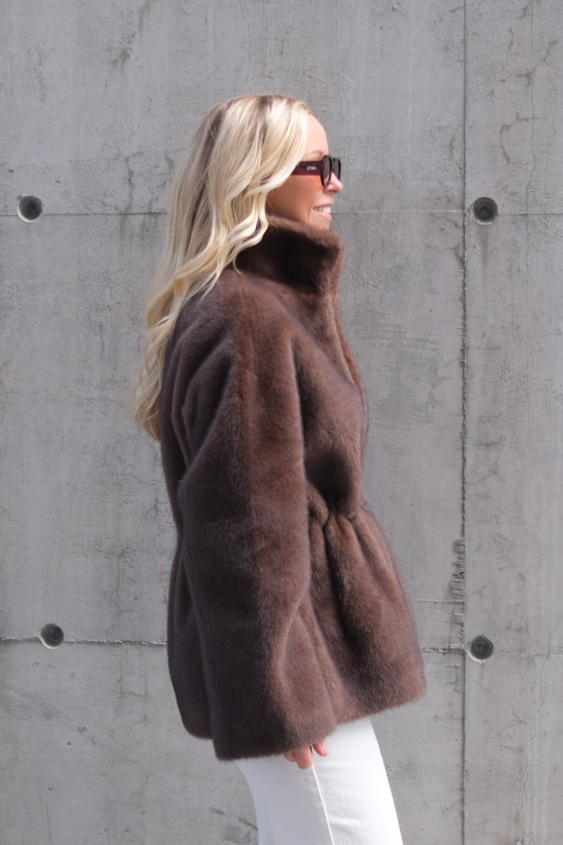 Frankie Faux Mink Choco