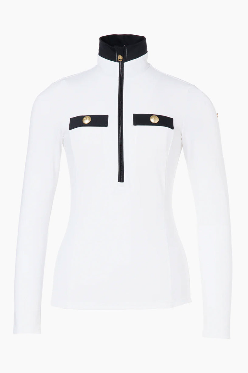 Loraine Ski Pully White