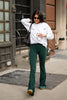 Flare Tights Green