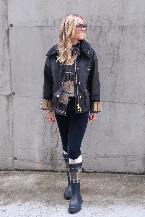 Icons Modern Spey Waxed Jacket Navy
