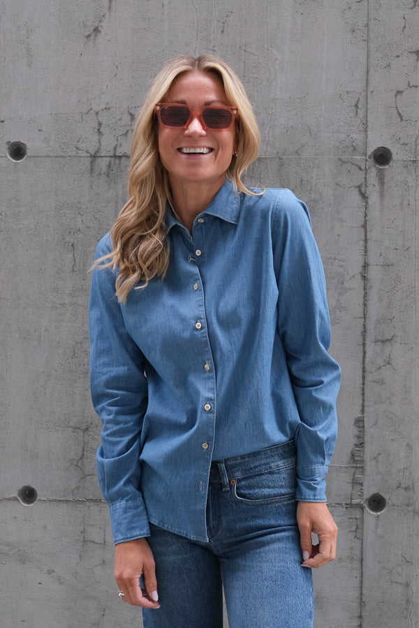 Sofie Casual Shirt Indigo Denim