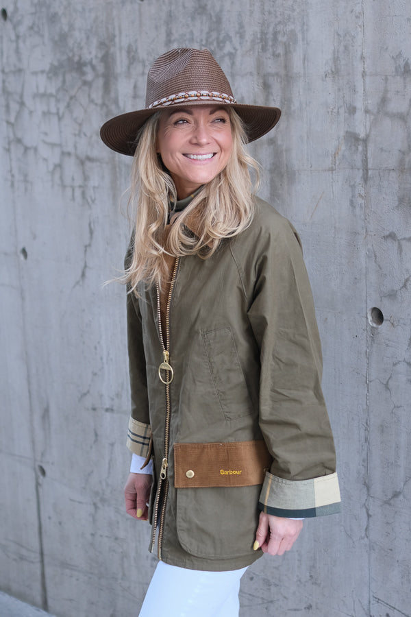 Laneshaw Casual Jacket Dusky Green
