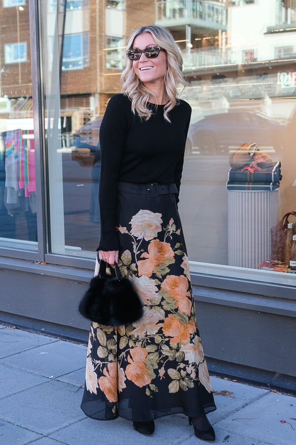 Organza Skirt Midnight Field