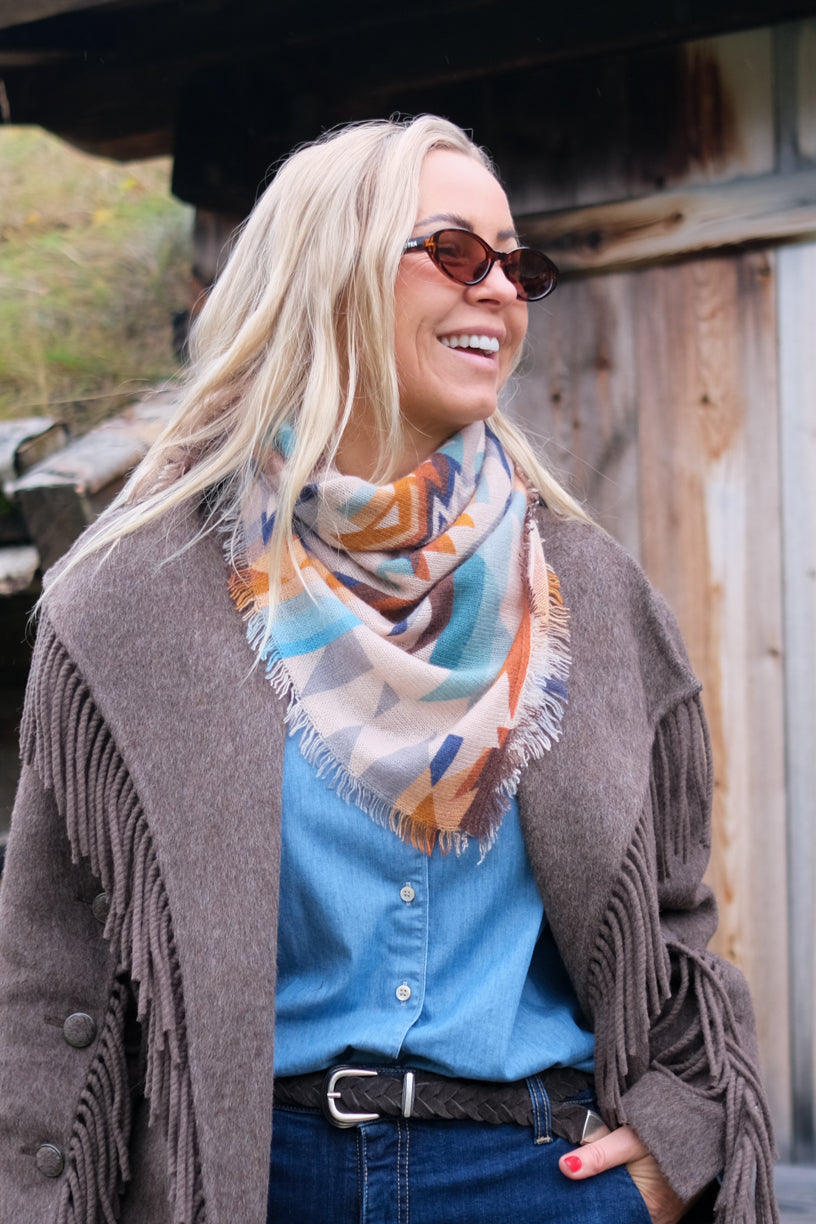 Cashmere Scarf Square Rio Soft Multiple