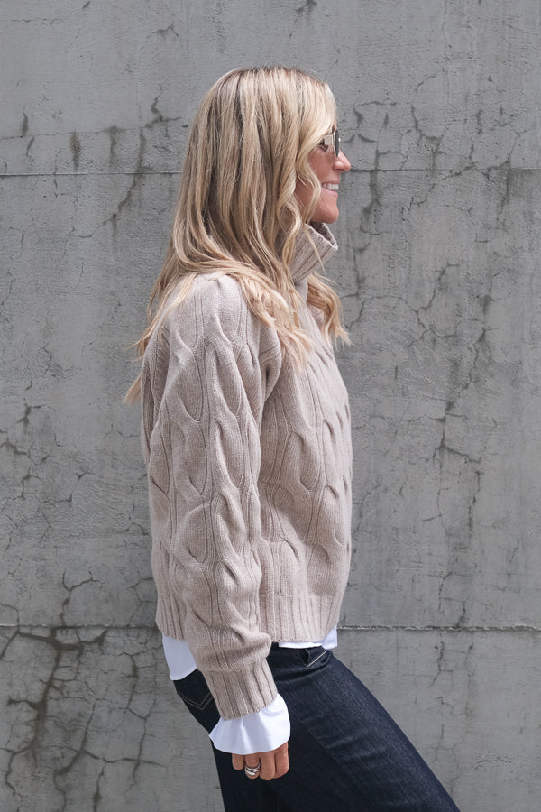 Cosima Sweater Beige Melange