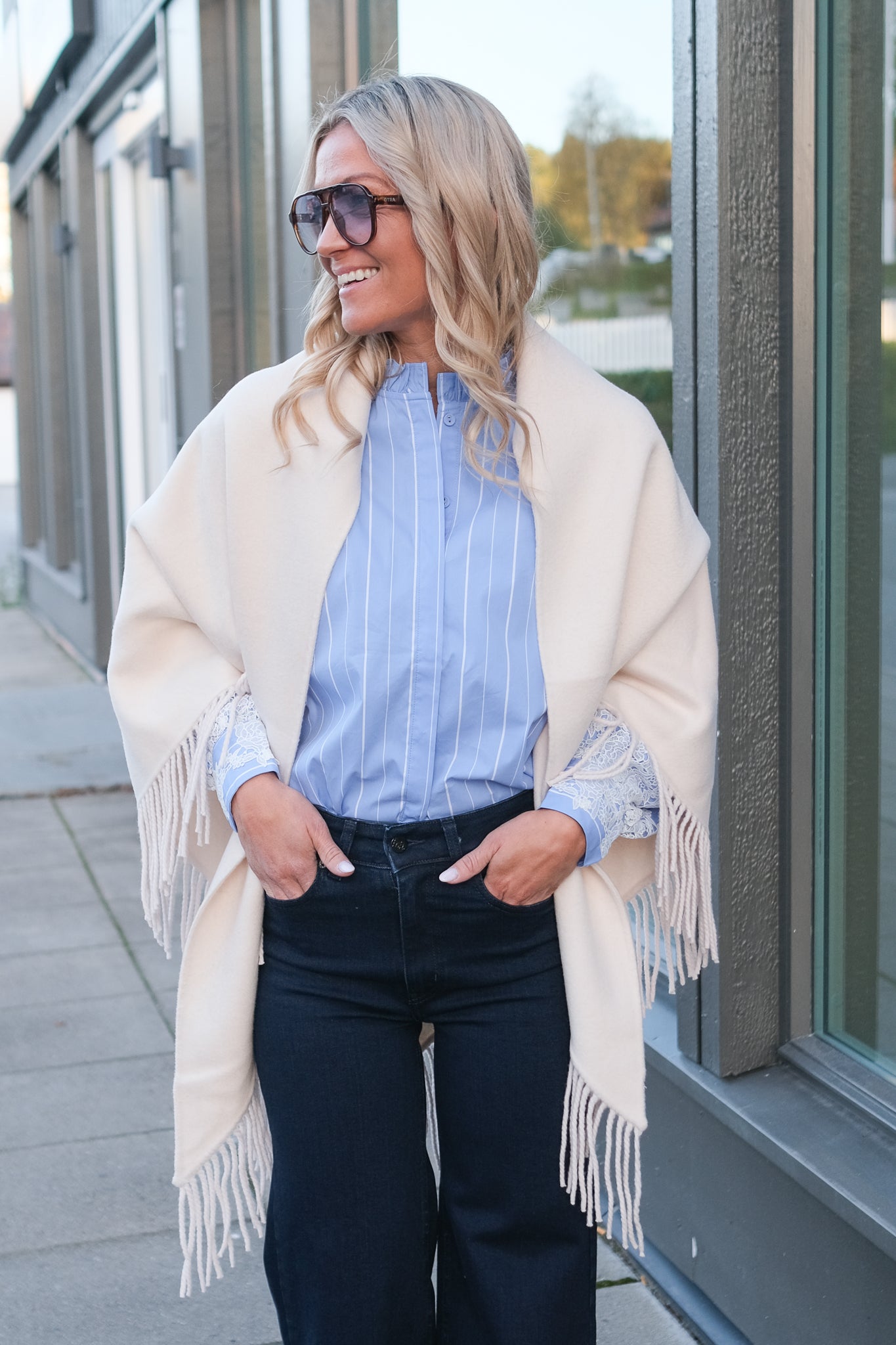 Alba Wool Scarf Eggshell