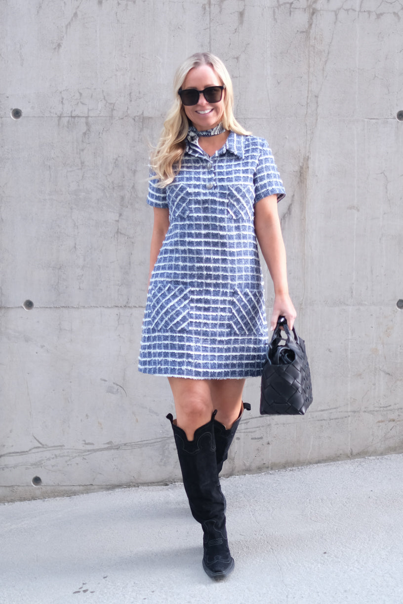 Granu Dress Medium Blue