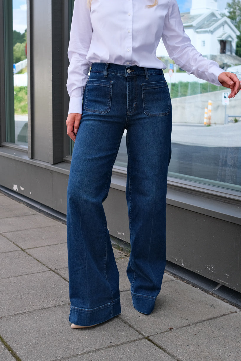 Le Slice Slim Palazzo Long Folklore