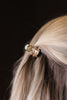 Hårklype Seraphina Crystal Firkant Liten Peach