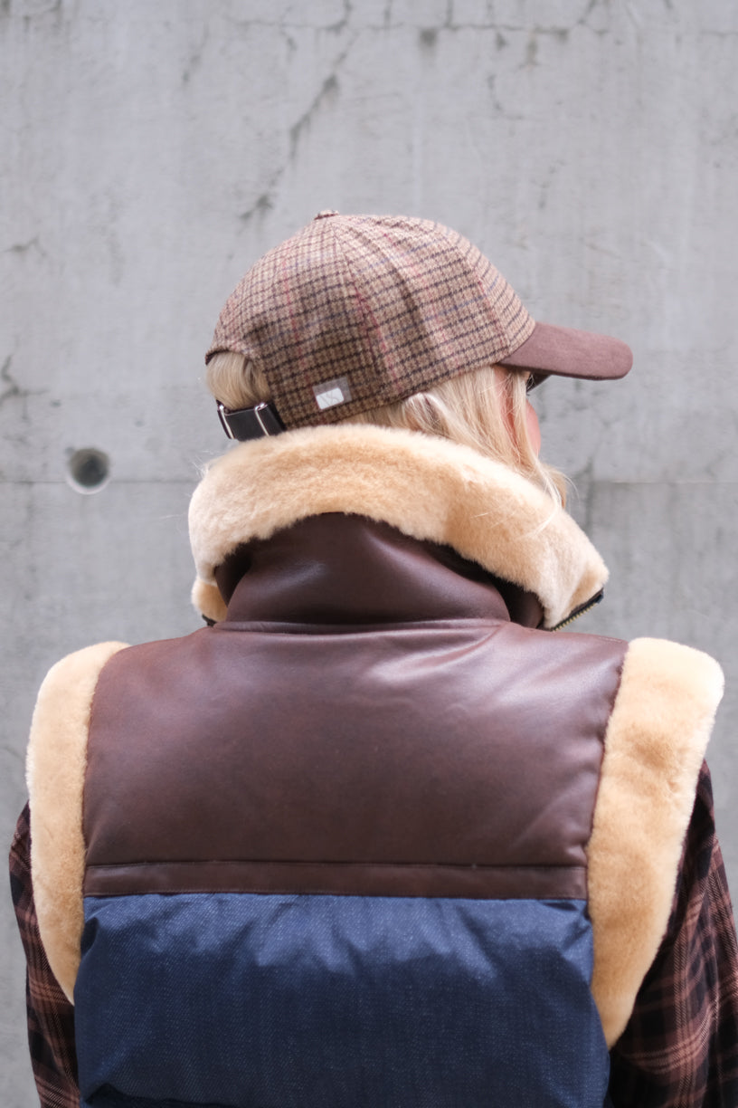 Dual Brown Houndstooth Fondante Brown