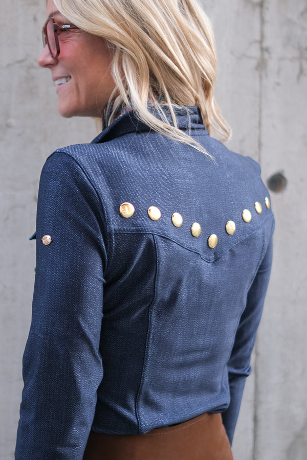 Yunnai Ski Pully Raw Denim
