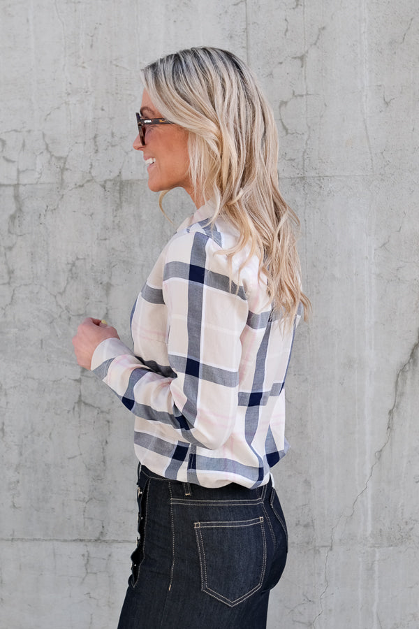 Bredon Check Shirt Cherry Blossom Tartan