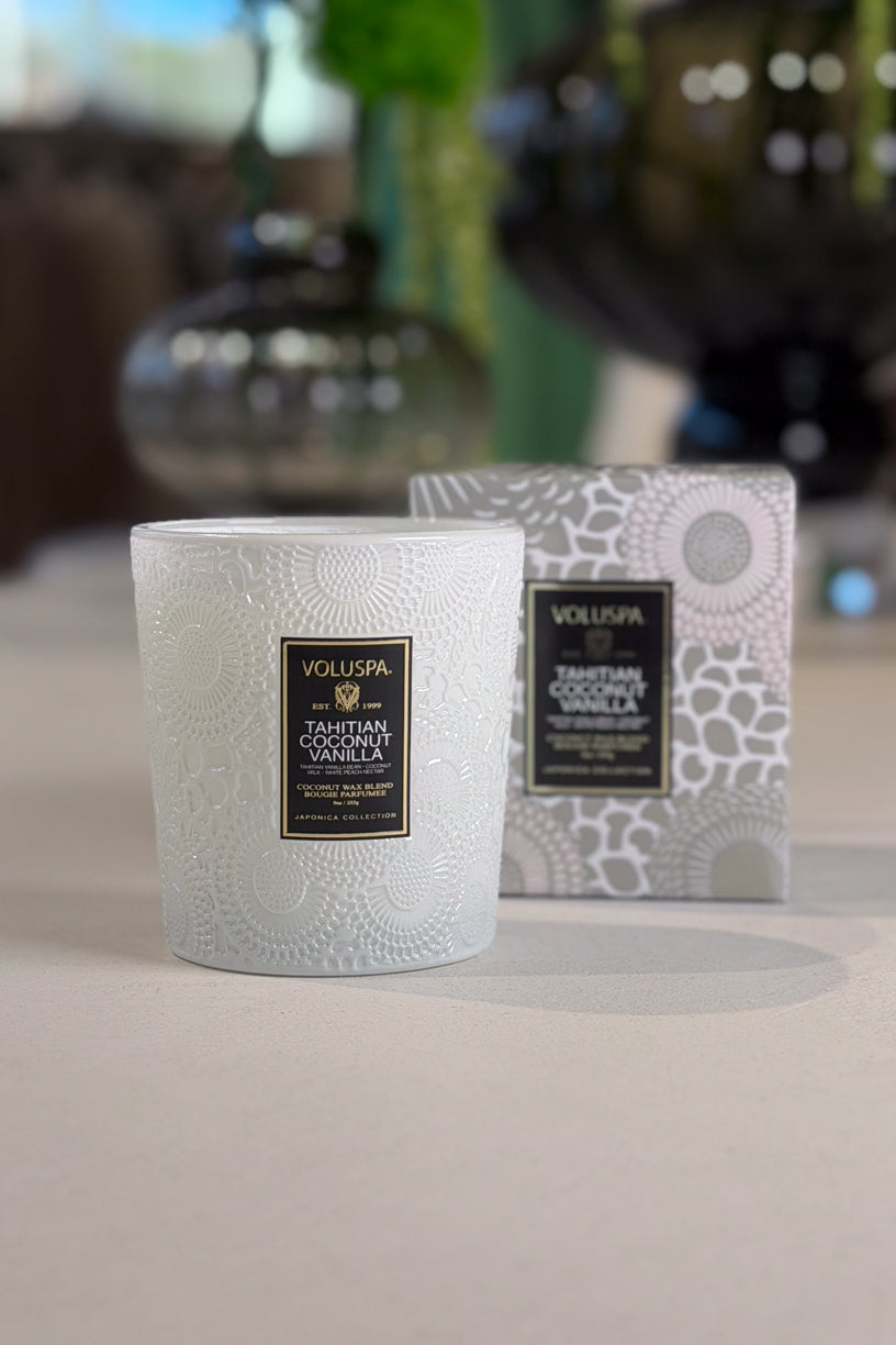 Classic Boxed Candle 60tim Tahitian Coconut Vanilla