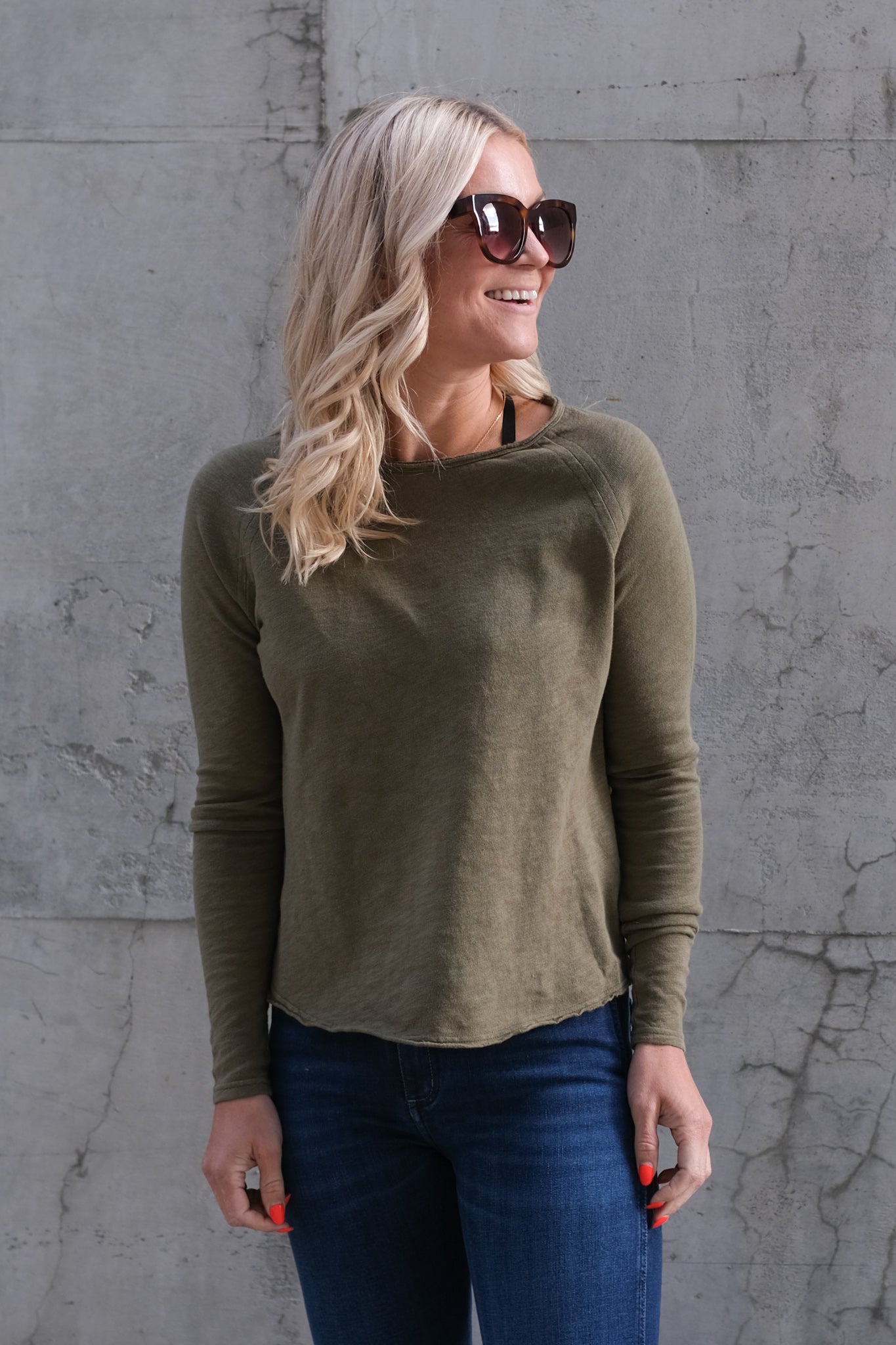 Sonoma Longsleeve O-Neck Vintage Bush