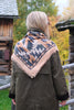Cashmere Scarf Square Rio Dark Green