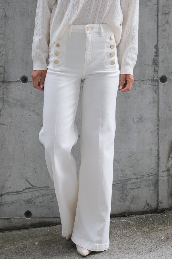 Giudith Pants Denim Ecru