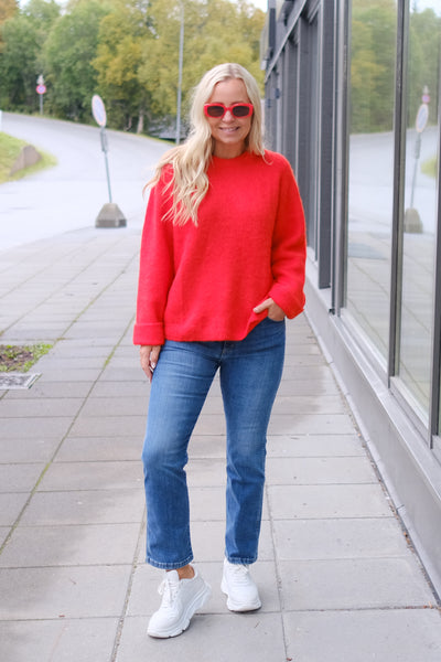 Debbie Sweater Ruby Red