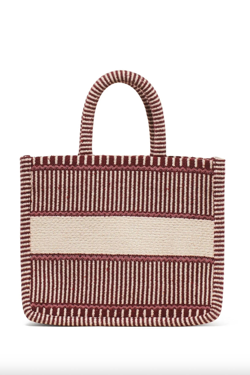 Porto Mini Burgundy Stripe