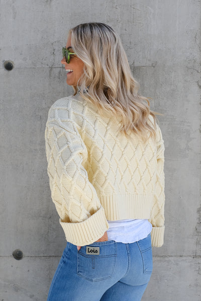 Knitted Cardigan Eggshell