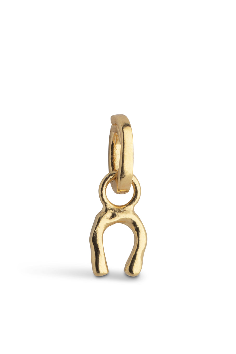 Lucky Horseshoe Charm Gold