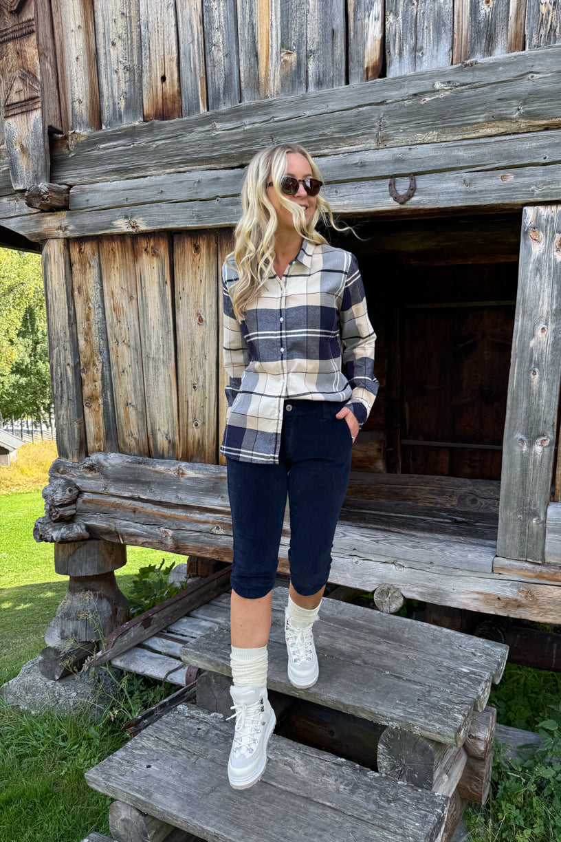 Anna Shirt Light Birchwood Tartan