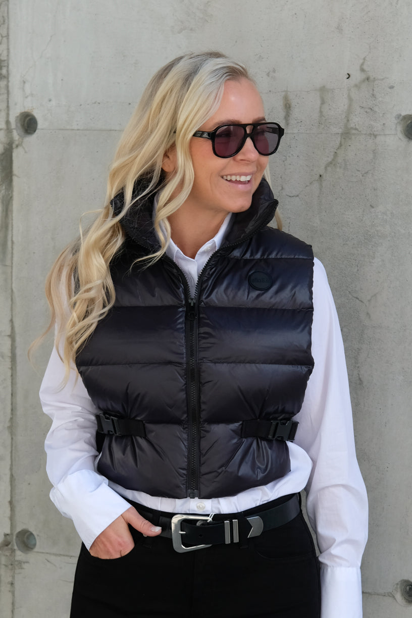 Bonnie Down Vest Black