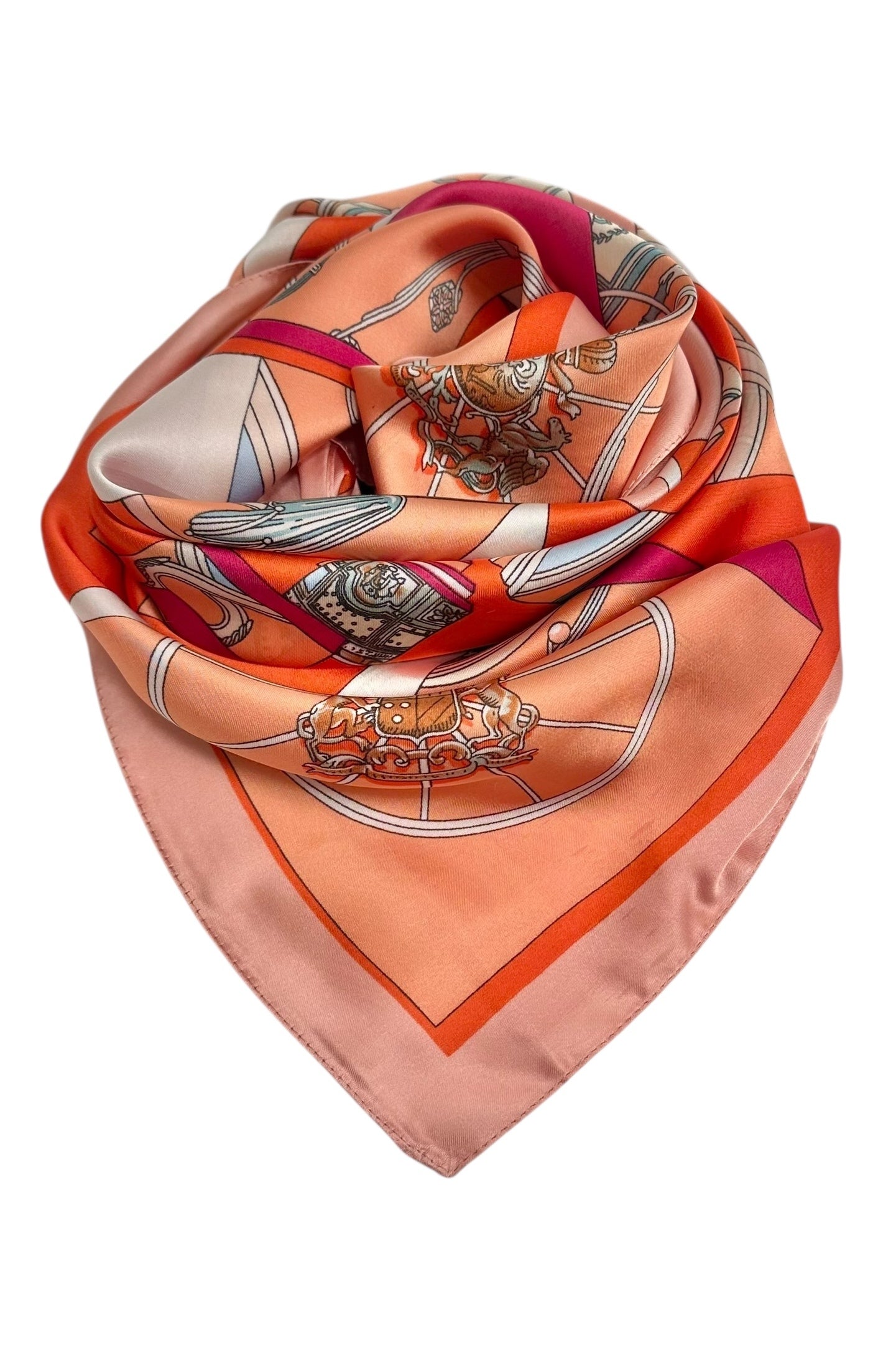 Silke Viscose Skjerf Knæsj Multicolor