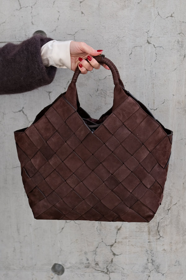 Misu Large Umber Nubuck