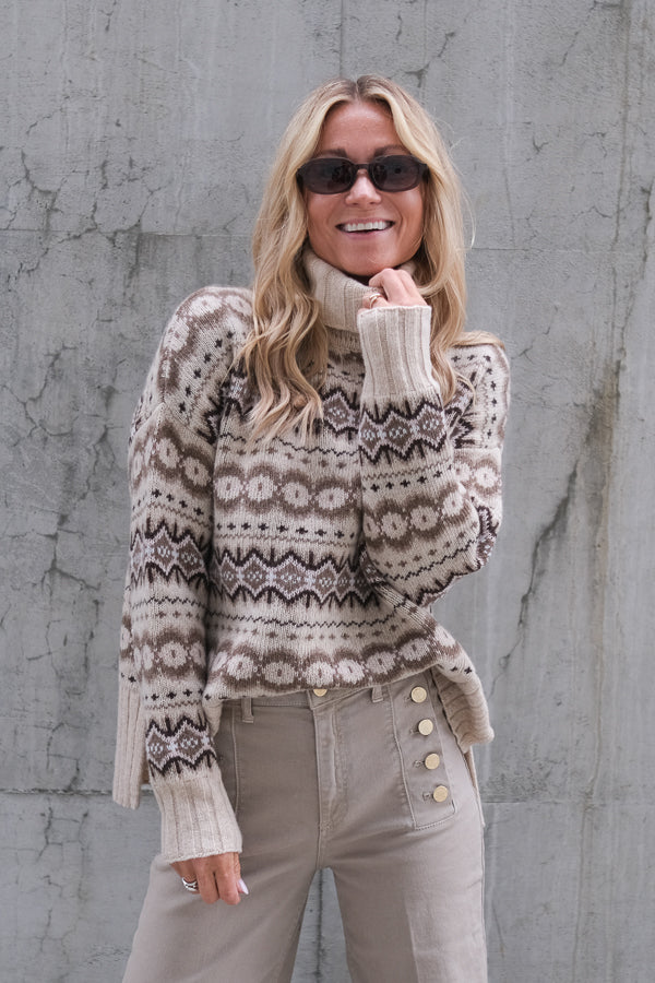 Helen Knitted Jumper Birch Multi